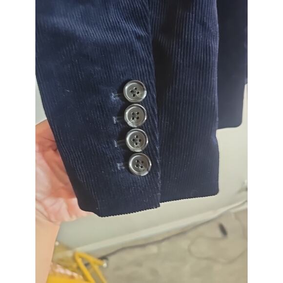 Talbots Corduroy Plus Blazer 16P Jacket Suit Cotton Spandex Winter Workwear - Picture 4 of 8